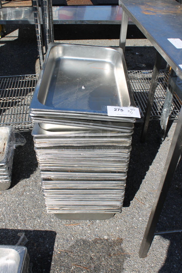 ALL ONE MONEY! Lot of Stainless Steel Full Size Drop In Bins. - Image 1 of 3