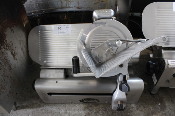 Globe Stainless Steel Commercial Countertop Automatic Meat Slicer w/ Blade Sharpener. 26x20x20. Tested and Working!