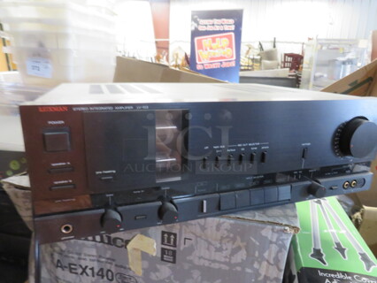One Luxman Stereo Integrated Amplifier. #LV-103