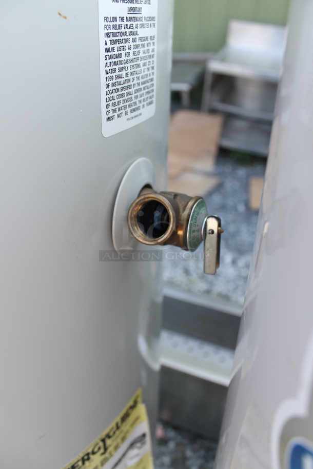 Bradley White DS140S6FBN Metal Commercial Natural Gas Powered Water Heater. - Image 6 of 6