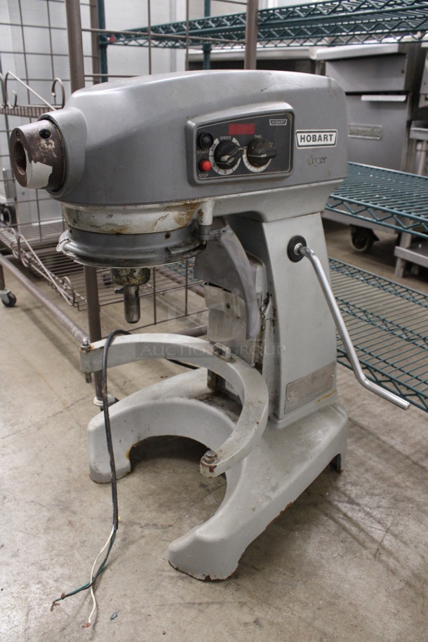 Hobart Legacy Model HL200 Metal Commercial Countertop 20 Quart Planetary Dough Mixer. 100-120 Volts, 1 Phase. 17x23x29. Cannot Test - Unit Was Previously Hardwired