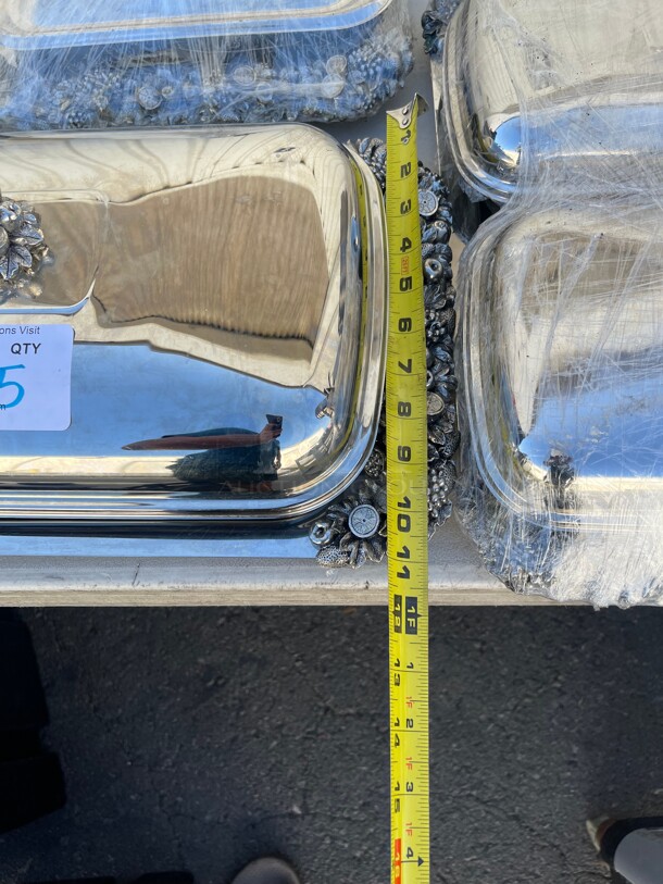 Nice! Commercial Stainless Steel Presentation Plates NSF With Glass Plate - Image 8 of 8