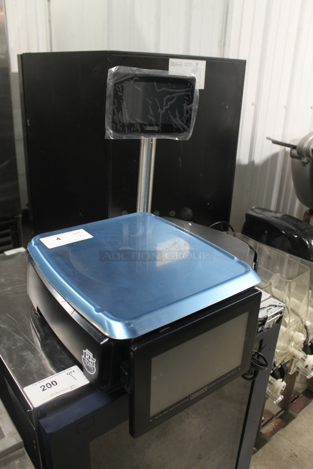 BRAND NEW! Hobart HT Series HTS-7ELS Commercial Countertop 30 Pound Price Computing Scale with Label Printer. Tested and Working! - Image 4 of 12