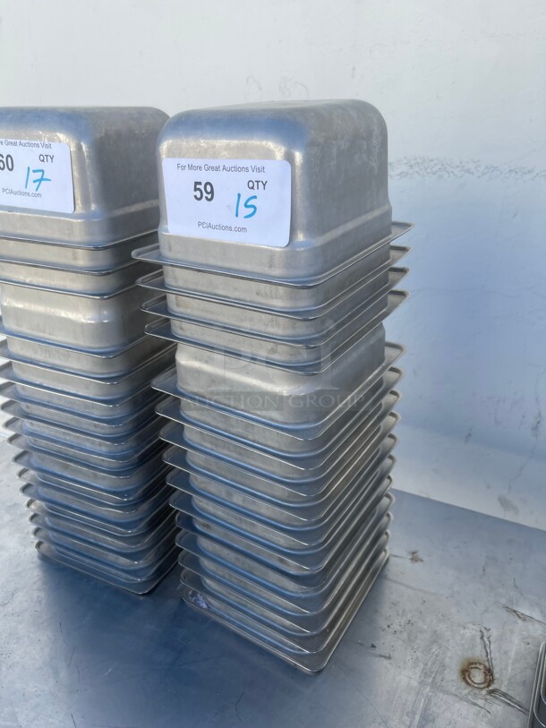 Nice! Commercial Stainless Steel Food Grade Containers NSF 1/4 Size