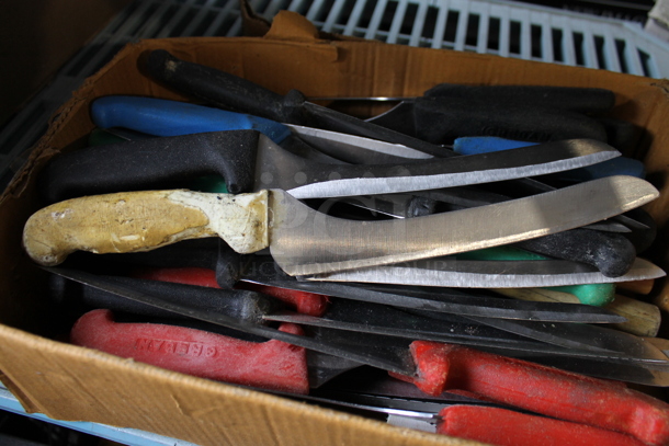 65 SHARPENED Stainless Steel Knives Including Fillet Knives. 65 Times Your Bid! - Image 4 of 4