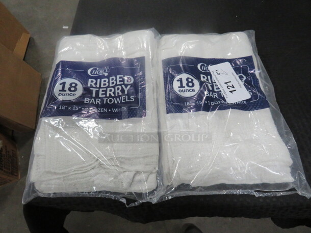 Dozen NEW 18X15 Bar Towels. 2XBID