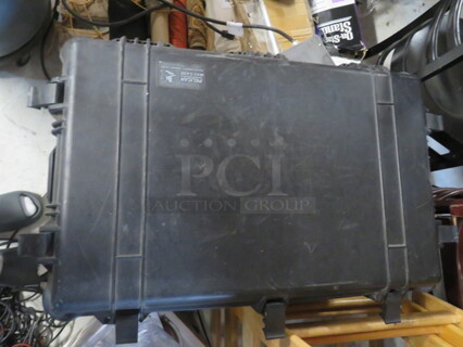 One Pelican Equipment Case.