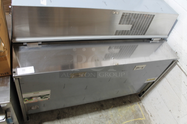 BRAND NEW! 2023 Traulsen RMC58S6 Stainless Steel Commercial 58" Single Sided School Milk Cooler on Commercial Casters. 115 Volts, 1 Phase. Tested and Working! - Image 2 of 9