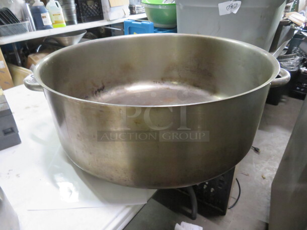One Stainless Steel Stock Pot. 20.5X8 - Image 1 of 1