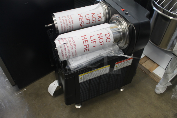 BRAND NEW SCRATCH AND DENT! 2022 Bunn ULTRA NX Stainless Steel Commercial Countertop 2 Hopper Slushie Machine. 120 Volts, 1 Phase. Tested and Working! - Image 3 of 6