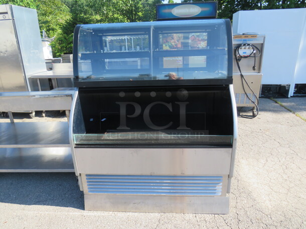 One WORKING Structural Concepts Dual Service Refrigerated Merchandiser. Model# HMBCH. 208-230 Volt. 1 Phase. 51X34X62 - Image 1 of 5
