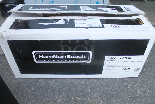 LIKE NEW! Hamilton Beach 94950 Stainless Steel Commercial Countertop Mix 'N Chill Heavy-Duty Frozen Dessert Mixer. 120 Volts, 1 Phase. Unit Has Only Been Used a Few Times! Tested and Working!  - Image 8 of 8