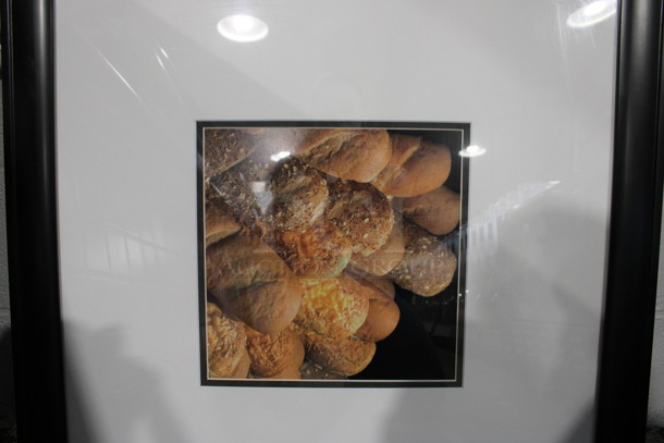 2 Framed Pictures of Food; Bread Loaves and Tomatoes. 26x1x26. 2 Times Your Bid! - Image 2 of 3