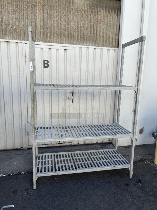 Nice! Commercial Heavy Duty Fiber Glass Shelf 58x24x84 NSF - Image 3 of 6