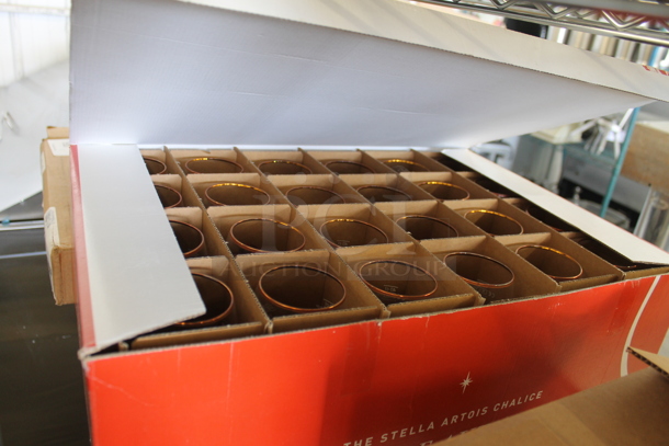 Box of 24 BRAND NEW! Stella Artois Beer Glasses.  - Image 6 of 7