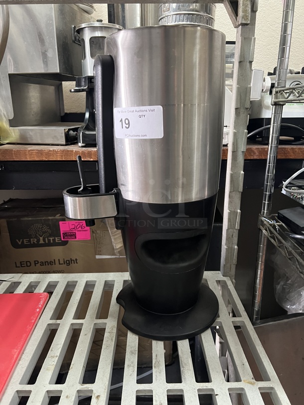 1.5 Gal. Stylized Dispenser with Sight Glass. missing top cover - Image 1 of 3