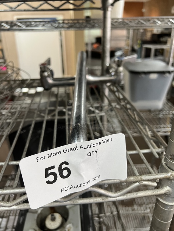 Commercial Kitchen Faucet for Dishwashing Sink Swing Spout works good no leaks - Image 1 of 2