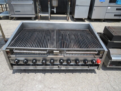 One SS Natural Gas Charbroiler. 48X31X22