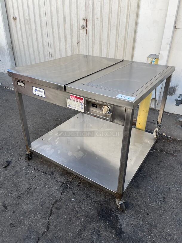 Amazing! AVALON HI24G26 Commercial HEATED ICING/GLAZING PREP TABLE NSF 115 Volt Tested and Working! - Image 2 of 9
