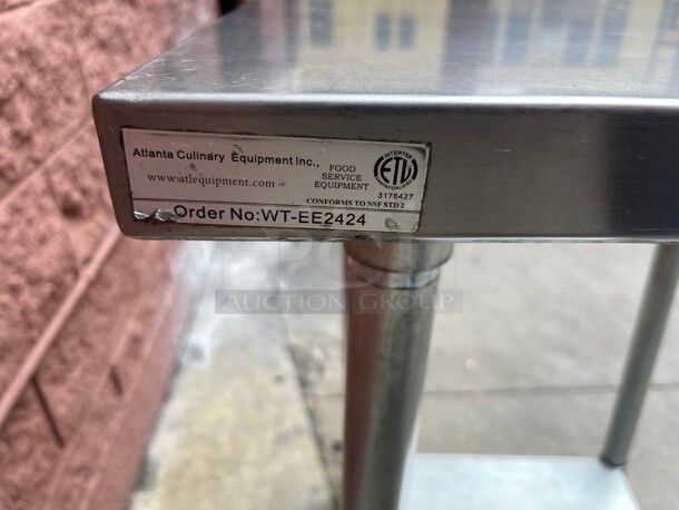 Clean! Stainless Steel Commercial Prep Table Heavy Duty NSF - Image 4 of 6