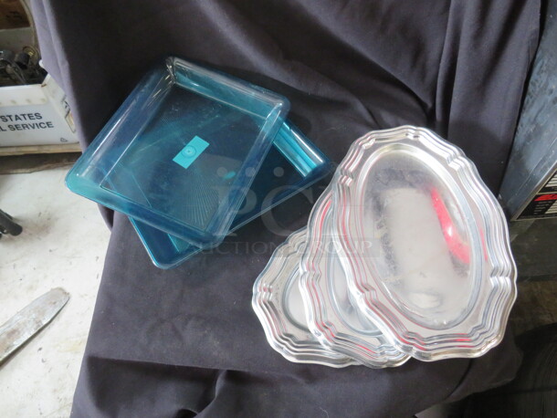 One Lot Of Assorted Serving Platters. - Image 1 of 1