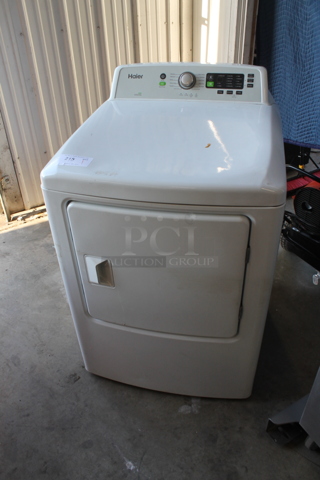 Haier HLTD600AEW Metal Front Load Dryer. 120/240 Volts.