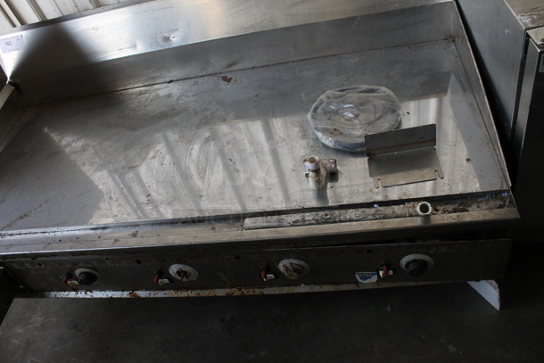 Keating 60X30FLDMiraClean Stainless Steel Commercial Countertop Natural Gas Powered Flat Top Chrome Top Griddle. 150,000 BTU. - Image 4 of 9