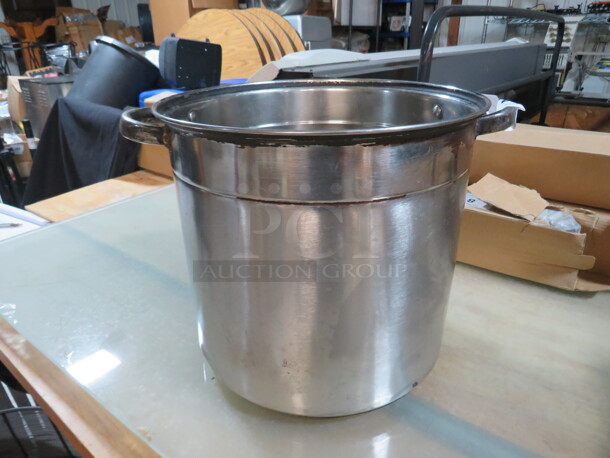 One Stainless Steel Stock Pot. - Image 1 of 1