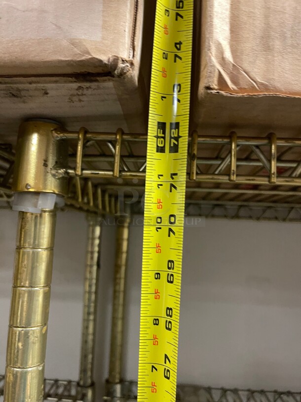 Clean! Stainless Steel Commercial Shelf NSF Gold Color - Image 5 of 5