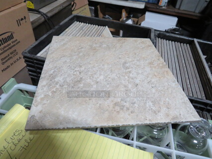 12X12 Beige Tile. 10XBID