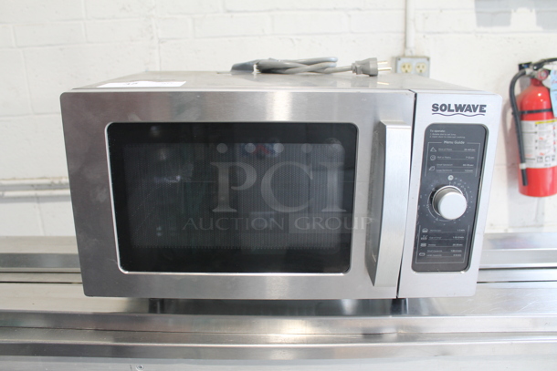 2022 Solwave 180MW1000D Stainless Steel Commercial Countertop Microwave Oven. 120 Volts, 1 Phase. - Image 1 of 8