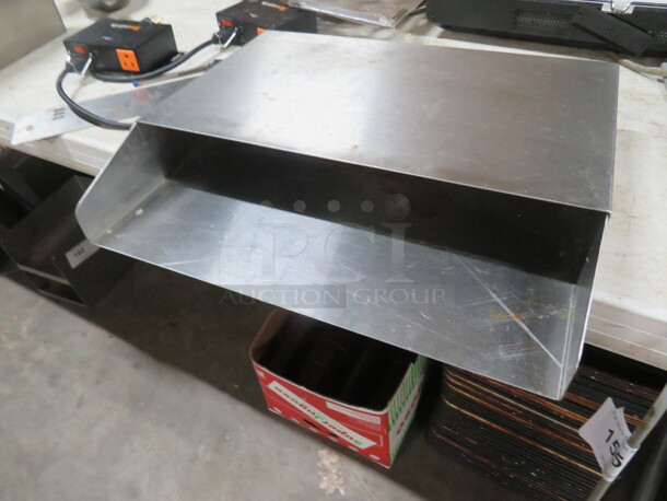One Stainless Steel Holder. 16X3X14 - Image 1 of 3