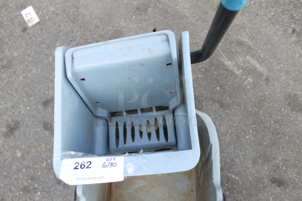 Lavex Blue Mop Bucket On Commercial Casters. - Image 3 of 5