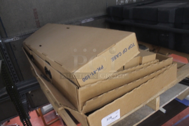 ALL ONE MONEY! PALLET LOT of Carboard Box Pieces and Touch Screen Floor Stand - Image 2 of 5