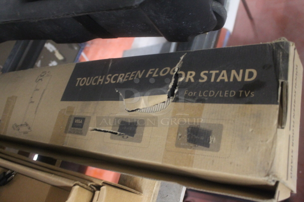 ALL ONE MONEY! PALLET LOT of Carboard Box Pieces and Touch Screen Floor Stand - Image 4 of 5