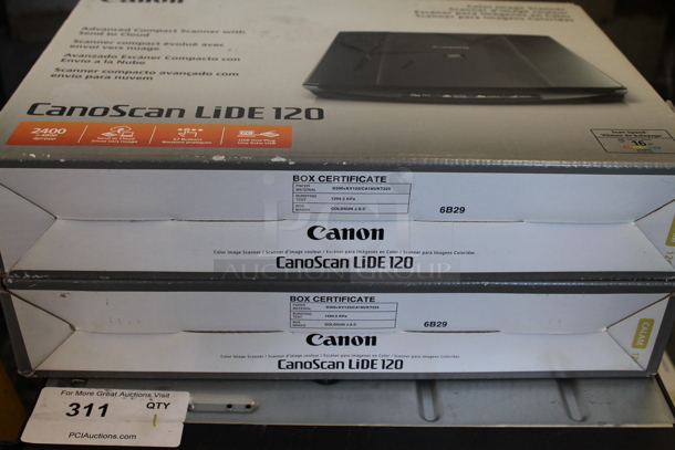 2 BRAND NEW IN BOX! Canon CanoScan LIDE 120 Color Image Scanner. 2 Times Your Bid! - Image 2 of 4