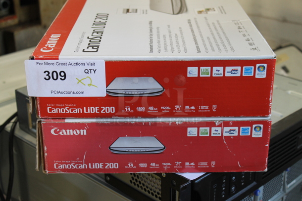 2 BRAND NEW IN BOX! Canon CanoScan LIDE 200 Color Image Scanner. 2 Times Your Bid! - Image 3 of 5