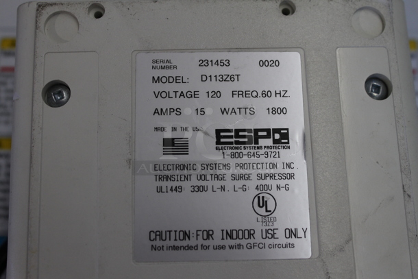 Ikon D113Z6T Electronic Unit. 120 Volts, 1 Phase.  - Image 3 of 3