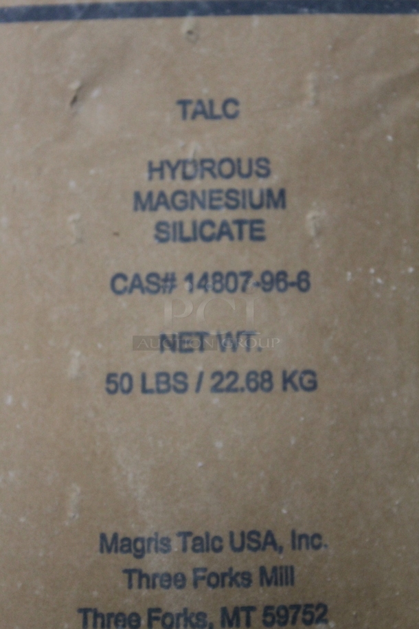 ALL ONE MONEY! PALLET LOT of Magristalc Hydrous Magnesium Silicate Bags. BUYER MUST REMOVE. - Image 4 of 5