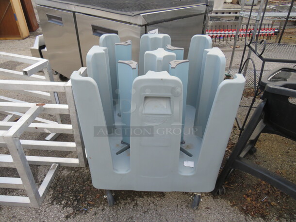 One Metro Plate Transport On Casters. #pcd11a. $1033.00 - Image 1 of 1