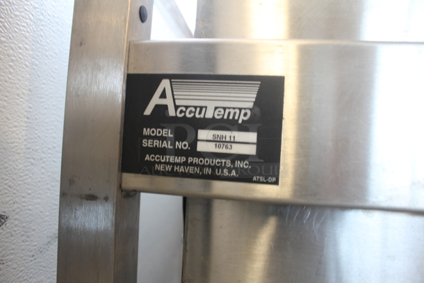 AccuTemp SNH 11 Stainless Steel Commercial Single Door Steam Cabinet w/ Under Shelf on Commercial Casters. 208-250 Volts, 3 Phase. - Image 7 of 7