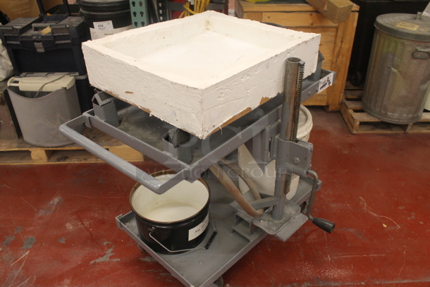 Gray Metal 2 Tier Cart w/ Contents on Commercial Casters. - Image 2 of 4