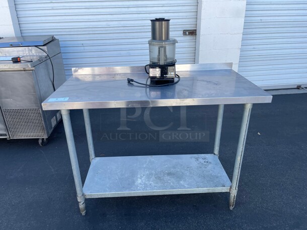 Clean! Commercial 48 inch Stainless Steel Prep Table NSF Great for any Restaurant Preparations Area - Image 2 of 7