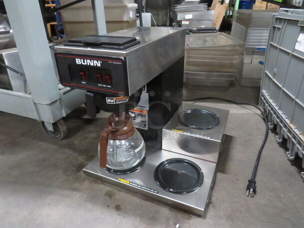 One Bunn Coffee Brewer With Filter Basket, 1 Pot And 2 Warmers. Model# VP17-3. 120 Volt. $533.90. - Image 2 of 2