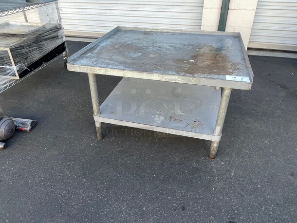 Commercial Heavy Duty Equipment Stand NSF With Bottom Shelf - Image 3 of 7