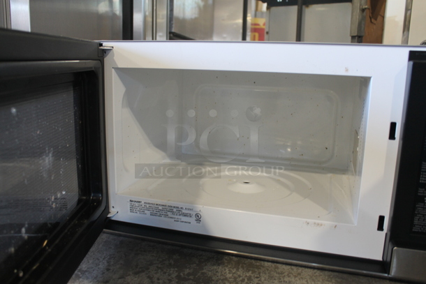 2013 Sharp Carousel R-1214-T Stainless Steel Microwave Oven. 120 Volts, 1 Phase.  - Image 4 of 7