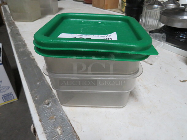 2 Quart Food Storage Container With Lid. 2XBID