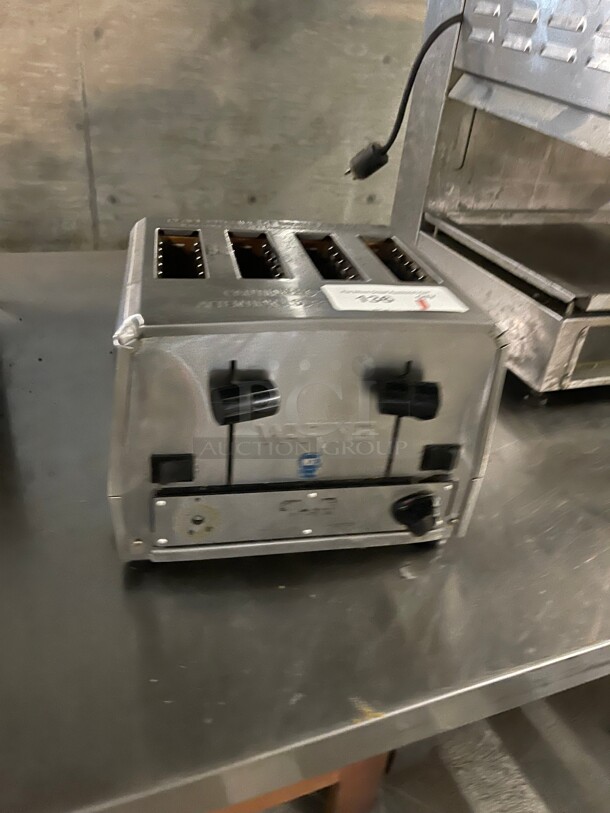 Waring WCT850RC Slot Toaster w/ 4 Slice Capacity & 1 1/2 inch W Product Opening, 120v Tested and Working - Image 2 of 5