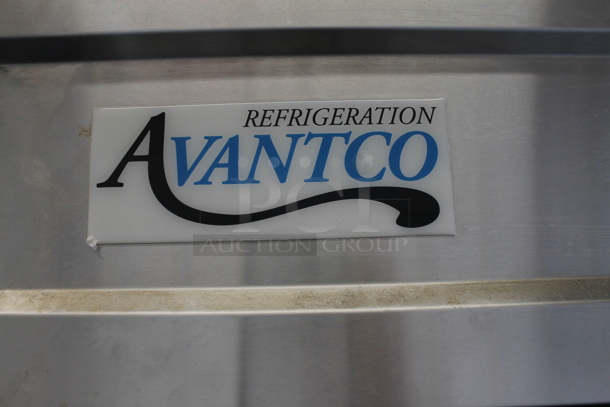 Avantco 178CFD1FF Stainless Steel Commercial Single Door Reach In Freezer w/ Poly Coated Racks on Commercial Casters. 115 Volts, 1 Phase. Tested and Working! - Image 3 of 5