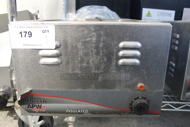 APW Wyott W-3Vi Stainless Steel Commercial Countertop Food Warmer. 120 Volts, 1 Phase. Tested and Working! - Image 2 of 6